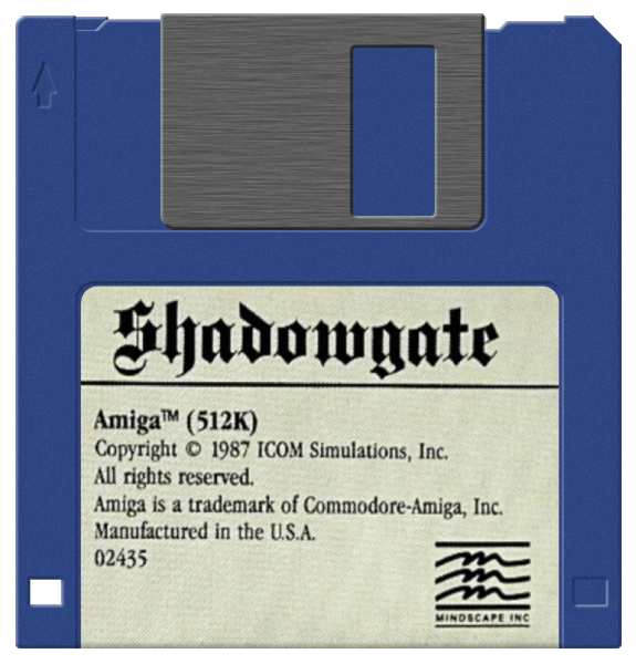 Shadowgate media 6 for Amiga